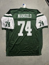 00’s New York Jets Nick Mangold Vtg Reebok NFL Jersey Brand New Size XXL