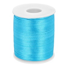 Nylon String Cord 1.3mm x 102 Yards Thread Twine String Beading Cord,Sky Blue