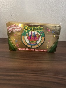 Crayola Special Edition, 100 Crayons, Discover 100 Years of Color, Open Box