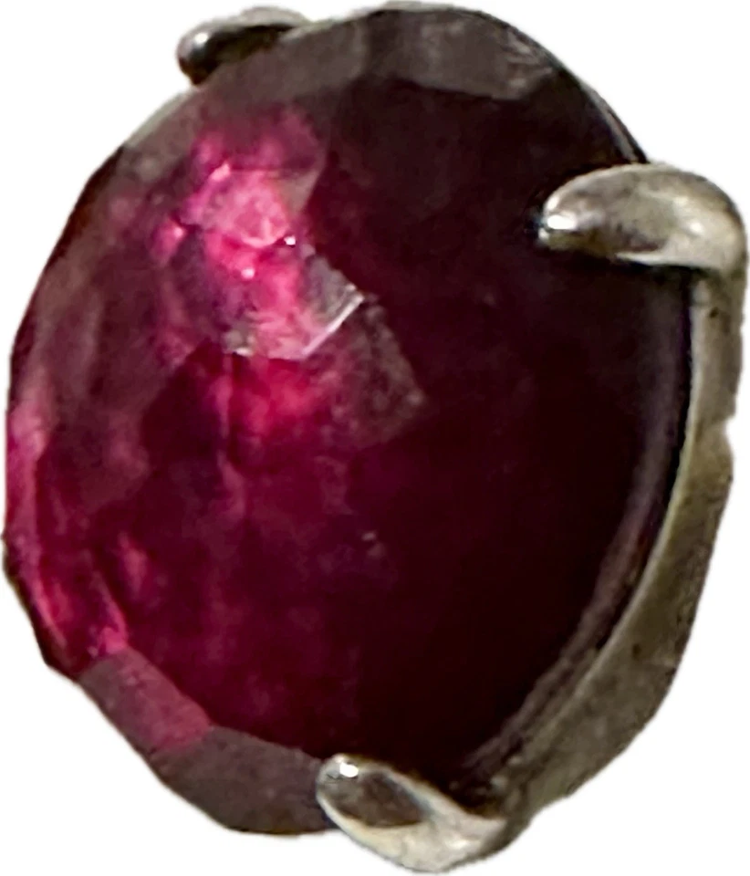 ANILLO PIEDRA REDONDA GRANDE CARAMELO ROCA GRANATE IPPOLITA 925 TALLA 7 Foto 3 de 4