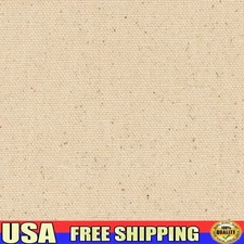 Natural Cotton Canvas Fabric 10oz Duck Cloth Yard Drop Cloth Curtain Upholstery