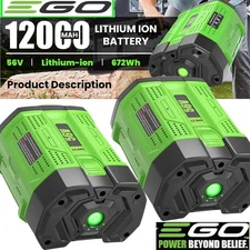 56V 12.0Ah Lithium Battery For EGO 56V Tool Lawn Mower Leaf Blower BA2800 BA4200