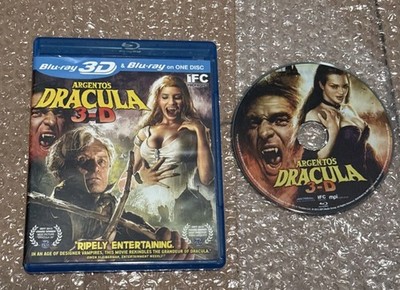 Argento's Dracula 2012 Horror Rare Blu-ray 3D Vampires Monster 3-D