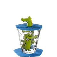 Leonardo Bambini Kindertrinkset Kinderbecher 3Tlg Geschenk Krokodil Tiermotiv