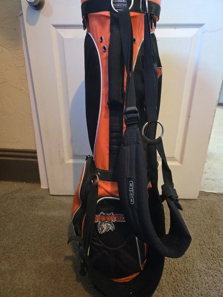 Bolsa de golf Hooters OGIO octano rara con correa y soporte - usada buena ver notas Foto 4 de 4