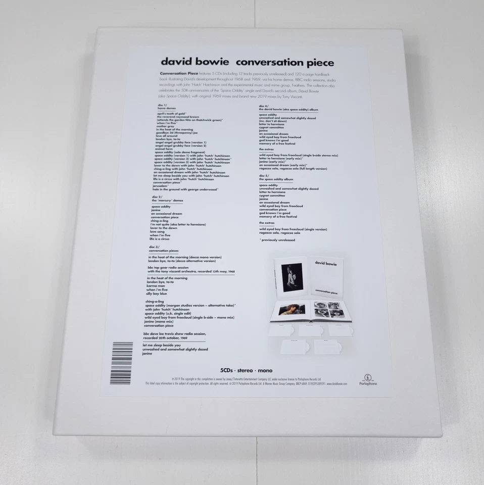 David Bowie Conversation Piece Box Set | 5 CD + Buch | Neuwertig | Parlophone - Bild 2 von 4