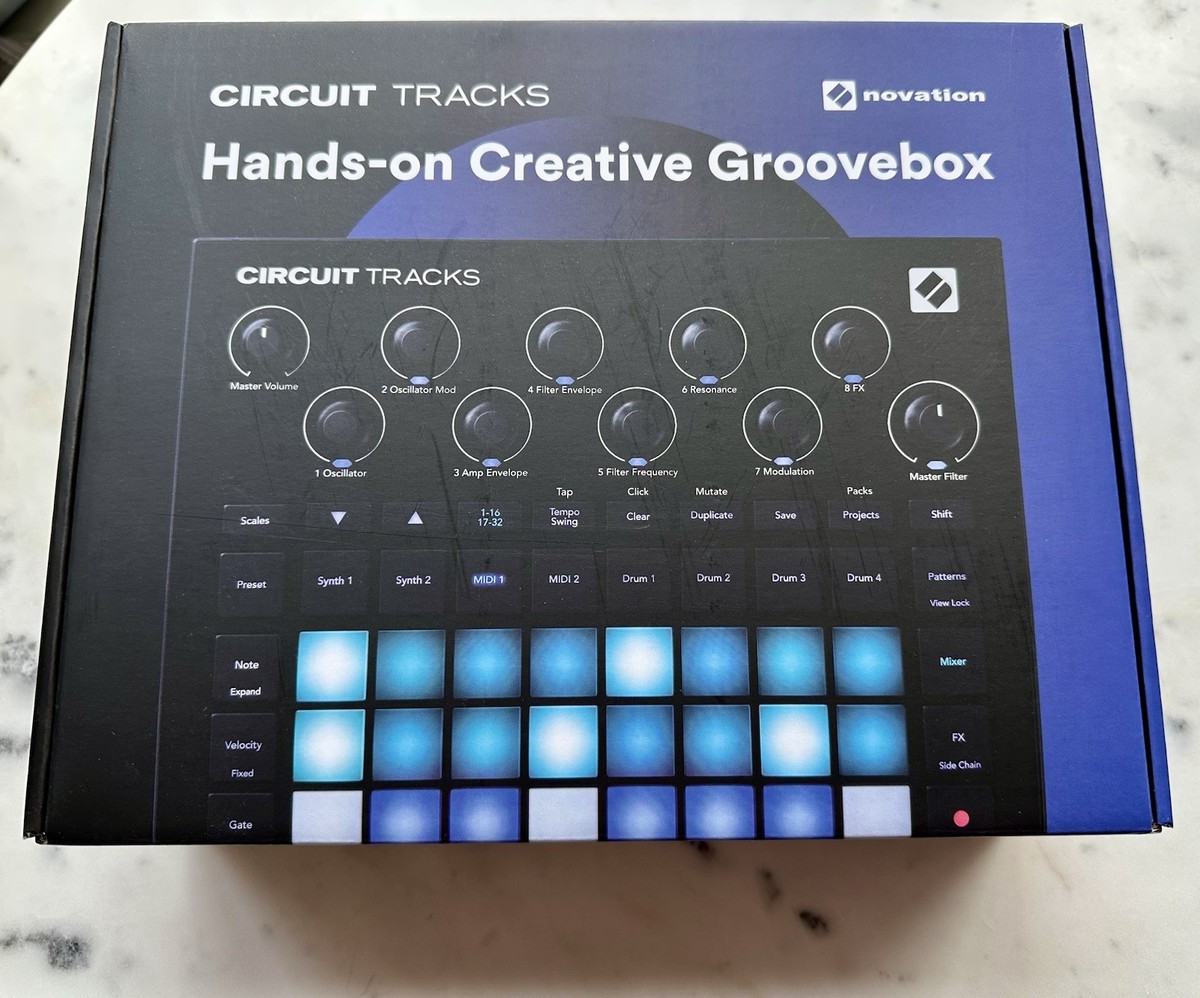 Novation Circuit Tracks Groovebox with Synths, Drums and Sequencer