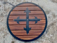 Viking Wooden Round Shield - Handmade Viking Shield - Vikings Replica