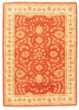 4'7" x 6'9" Traditional Vintage Hand Knotted Oriental Carpet Wool Area Rug