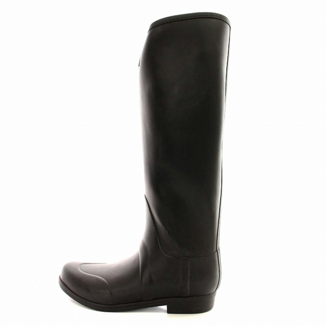 未使用HUNTER ORIGINAL TALL  UK４　EU37 BLACK Hunter Original Tall Black Rain Boots US 5M/6F W23499 UK4 EU