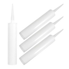 4Pcs Portable Plastic Caulk Tubes Reusable Sealant Tubes for Tile Grout Repair