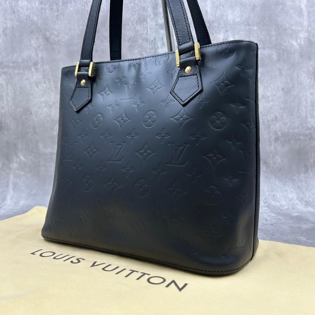 Louis Vuitton Vernis Houston Monogram Leather Tote Bag M91004 Designer Handbag