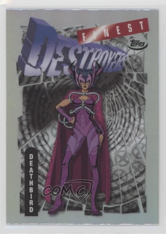 2025 Topps Finest X-Men '97 Uncommon Silver Refractor Deathbird #69 pe8