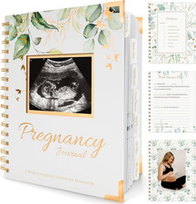 Pregnancy Journal for First Time Moms Gifts - 90 Pages Hardcover Pregnancy Memor