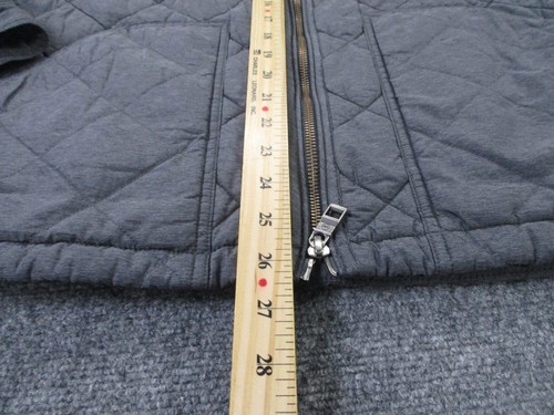 Peter Millar Jacket Mens M Gray Puffer Quilted Norfolk Performance Outdoors Golf - Picture 4 of 10