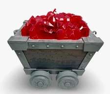 Disney Snow White Movie AMC Popcorn Bucket Mine Cart Lights Up Red NEW