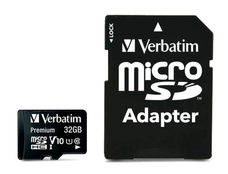 Verbatim MicroSD HC Schedina scheda memoria 32GB +adattatore CLASSE 10 UHS-1 V10 - Immagine 2 di 2
