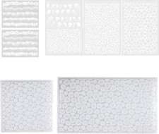 7Pcs/Set Silicone Mold Water Ripple Designs Mould Unique Epoxy Resin Jewelry Mak