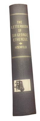 The Letter book Of Sir George Etherege Edited By Sybil Rosenfeld 1928 Hardcover