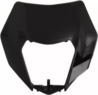 Kunststoff Frontscheinwerfer Schwarz UFO Ktm Exc 200-125-250-300-450-500 / Ex...