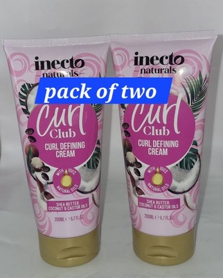 Inecto Naturals Curl Club Curl Defining Cream, 200ml (Pk of 2) S52/E.IH/F.DJ/7