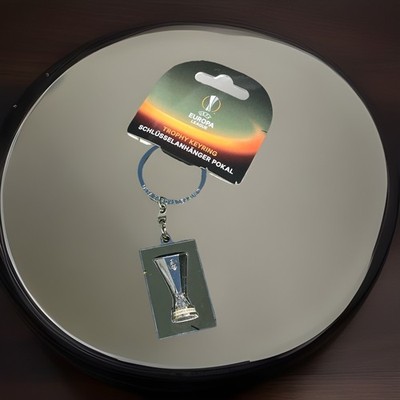 UEFA Europa League Trophy Keyring Schlüsselanhänger Metal Cup 3D RAR Official
