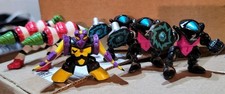 6 Vintage 1993 Z-Bots LGTI Galoob Micro Machines Z-Bots Robot Figure LOT