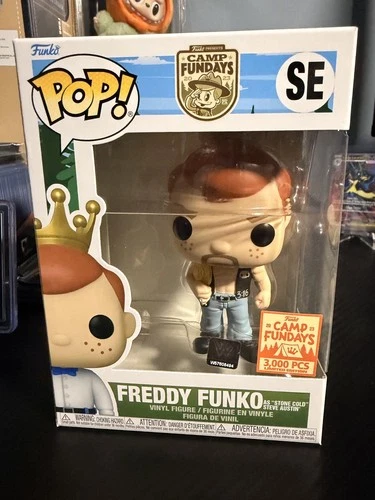 Freddy Funko as Stone Cold Steve Austin WWE Camp Fundays LE 3000