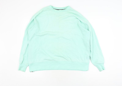 DKNY Damen Pullover Sweatshirt grün Größe S