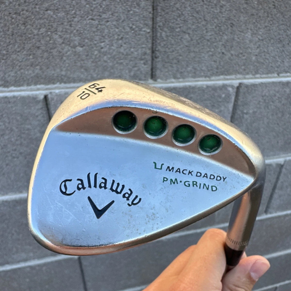 Callaway Golf Jaws Compensé d'orteil complet (noir, gaucher, acier, 64 Callaway Golf Jaws Compensé d'orteil complet (noir, gaucher, acier, 64