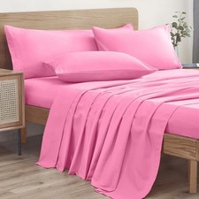 Ersmak Full Size Sheets Set 4 Piece , Super Soft Brushed Microfiber Bed Shee...