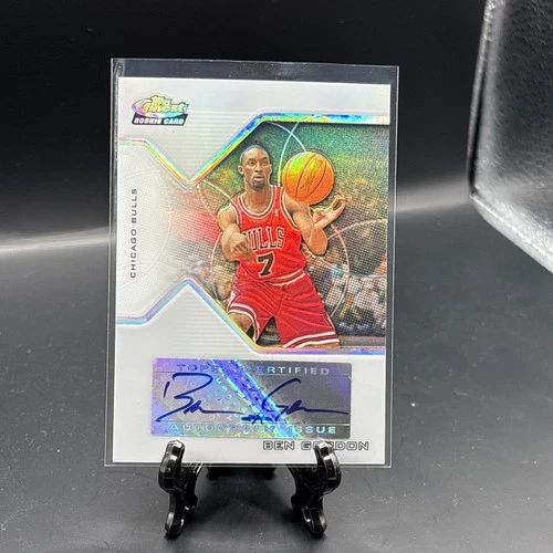 2004-05 Topps Finest Ben Gordon Rookie Auto Autograph Refractor #51/179