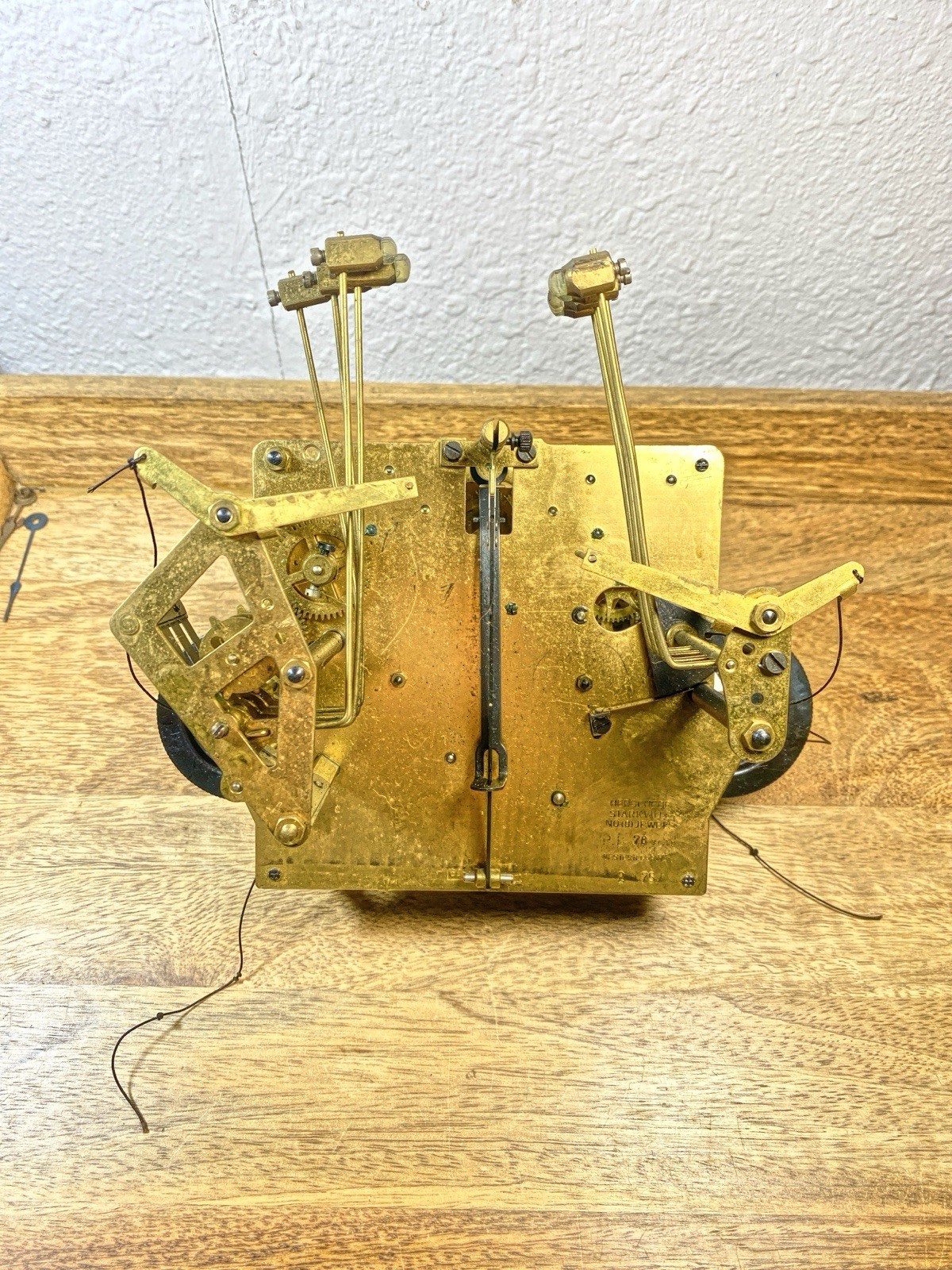 Herschede Clock Movement (PL 78) Strike Side Hammer Assembly- Clock Parts KD3340