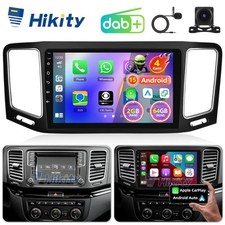 DAB+ 2+64GB Android 15 CarPlay Autoradio Für VW Sharan SEAT Alhambra 10-22 GPS