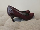 Plum Suede Heel Pumps Comfort Career Work Shoes Life Stride Women's Size 7.5 — photo 3