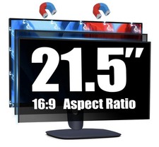 21.5  Privacy Screen Filter 2-Pack Anti Glare Blue Light for 16:9 Monitor Shield