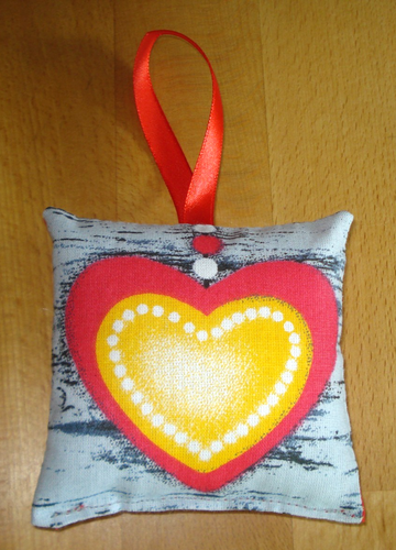 Geschenkanhänger 8x8cm - Herz - Geschenke - Deko