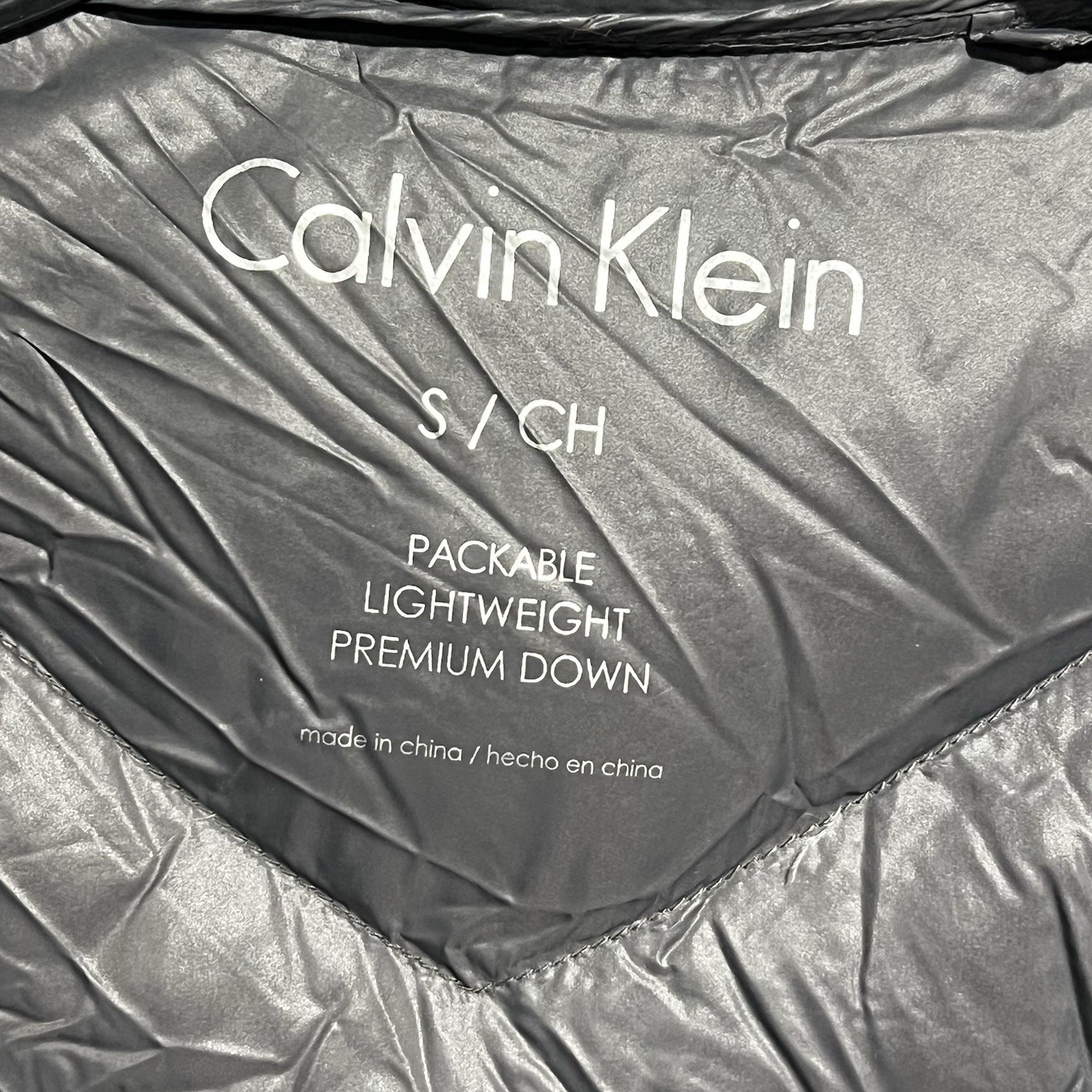 Calvin Klein Packable Duck Down Jacket Womens S G… - image 4