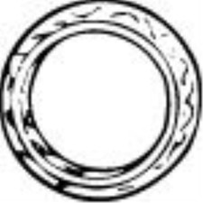 WALKER Dichtung Abgasrohr hinten mitte vorne für Renault Espace II J/S63_