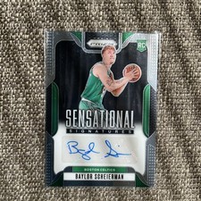 Panini Prizm 2024-25 Baylor Scheierman Sensational Signatures #SS-BSC Celtics