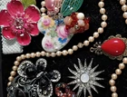 Vintage /Contemporary Costume Jewelry Craft Repair Lot Wearable 8+ Lbs