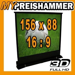 Kofferleinwand Mobile Beamer Leinwand 156cmxcm 16 9 Format Ebay