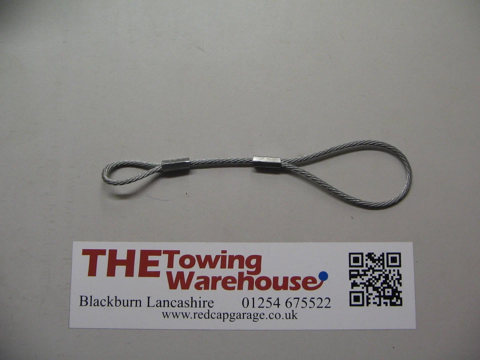 Secondary coupling / Breakaway cable for UNBRAKED trailers