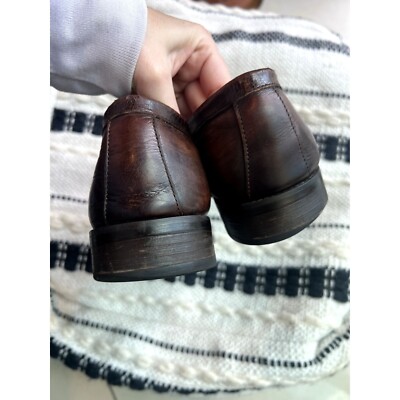 MAISON FORTE Seville Leather Horsebit Apron Toe Loafer Sz 9  display picture 1