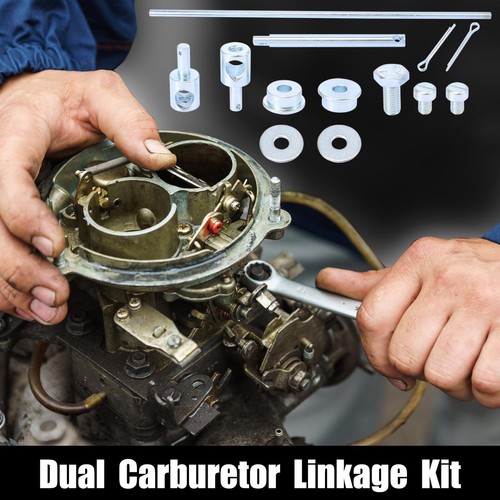 Dual Carburetor Linkage fit for Holley Demon Edelbrock Carter Barry Grant Carb 747709387949 eBay
