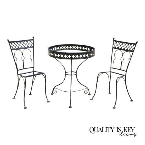 Stunning 7pc Mid Century Salterini Table & Chairs Set Patio Stunning 7pc Mid Century Salterini Table & Chairs Set Patio