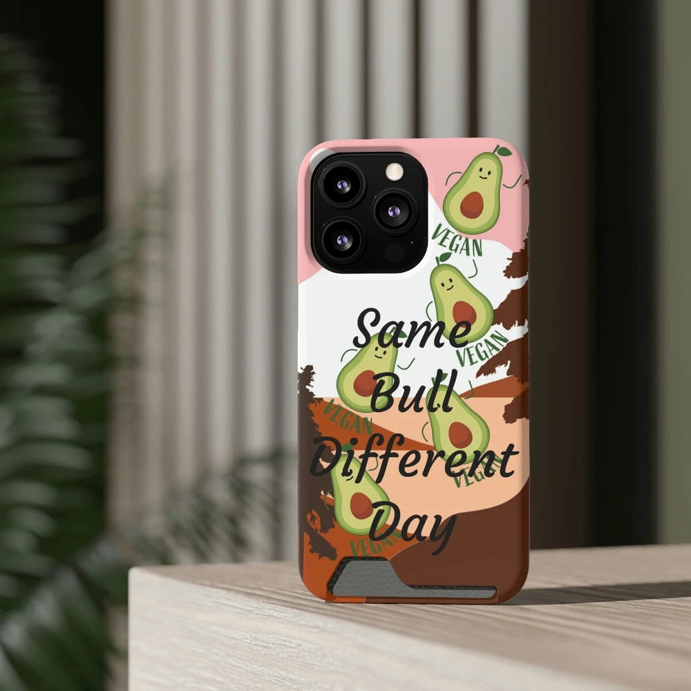 Slim Protective Phone Case with Built-in Card Holder  