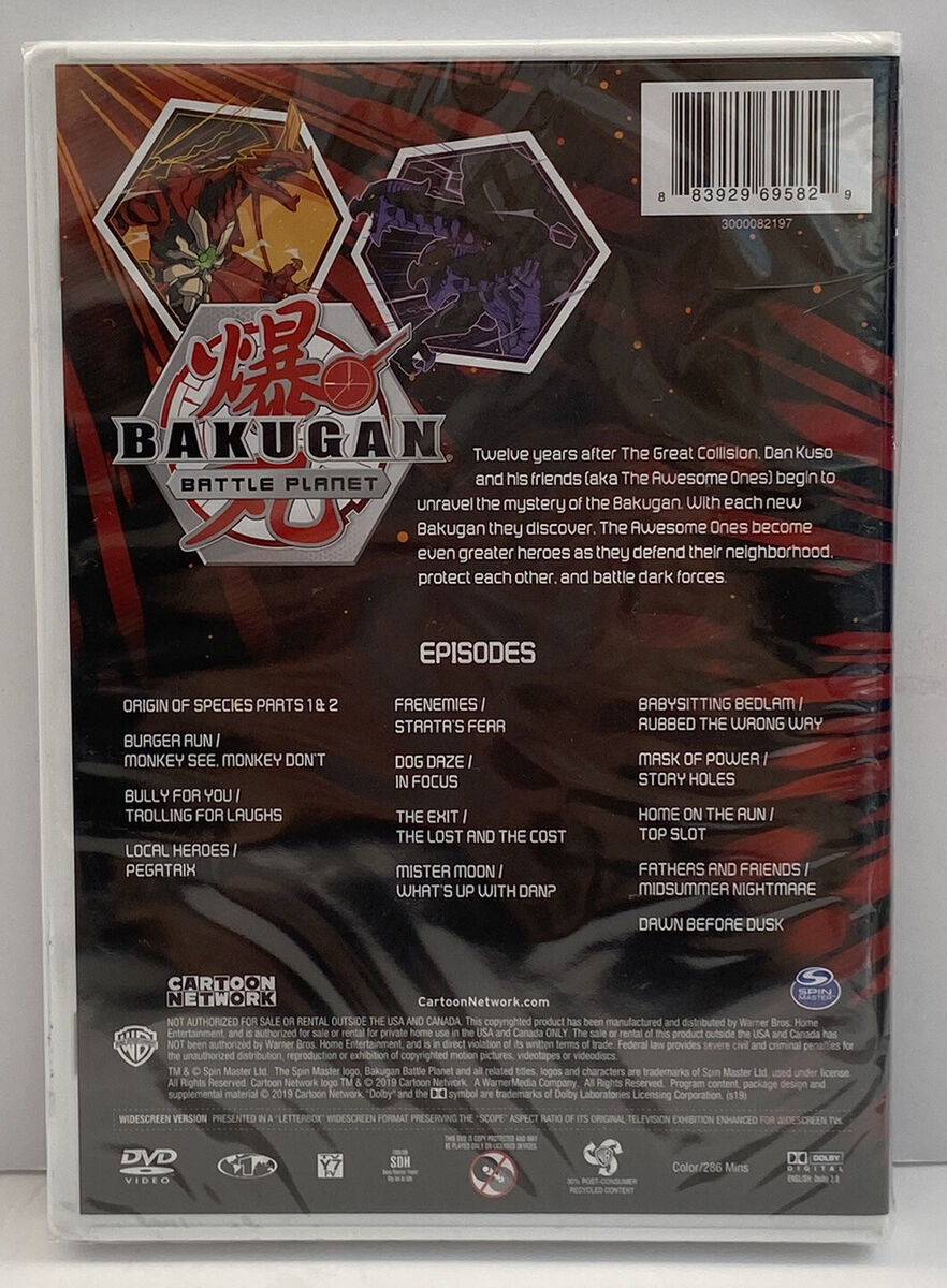 Bakugan: Battle Planet Origin Of Species DVD Brand New CN Cartoon Network  Anime 883929695829