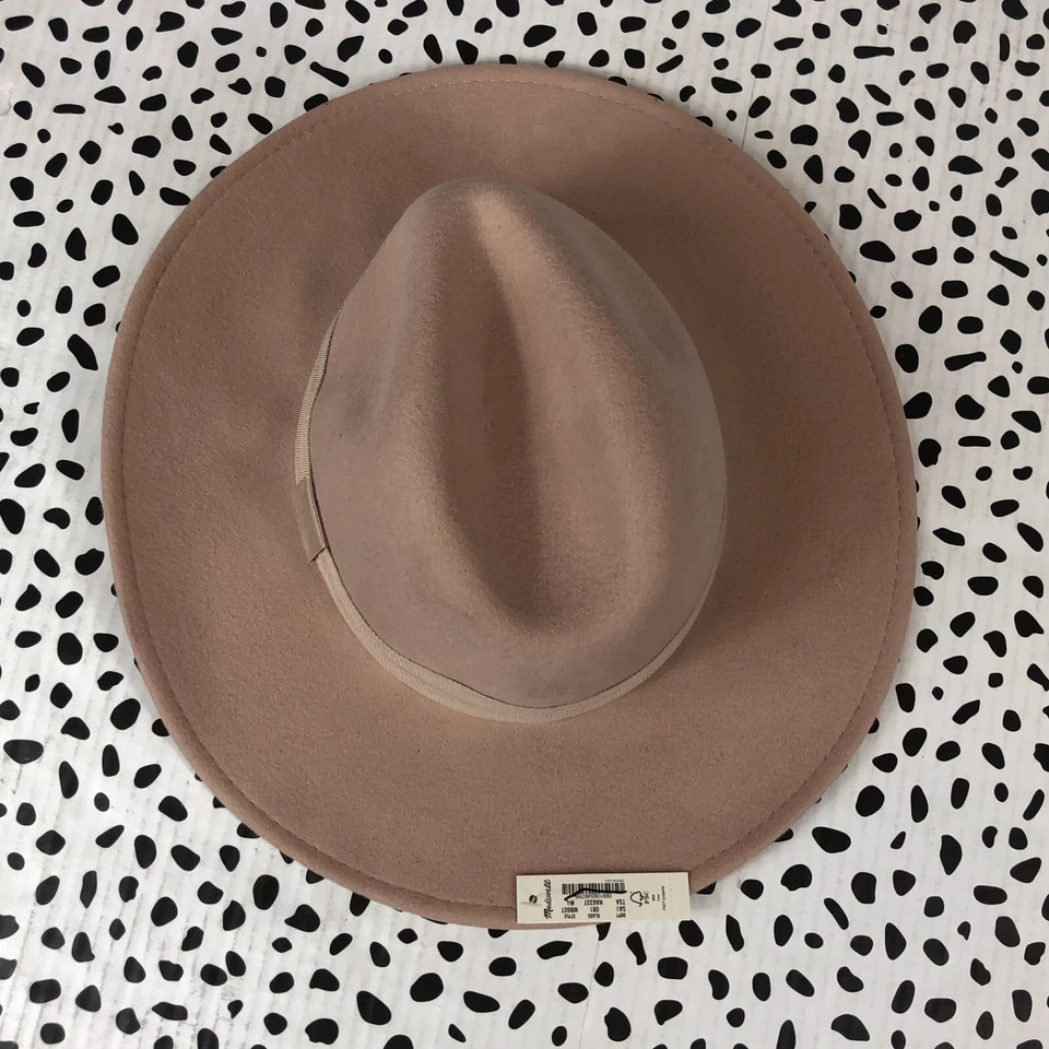 MADEWELL x Biltmore® Shaped 100% Wool Felt Hat Tawny Sand M/L MB607 - Image 4 of 4