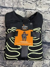 Hyde Eek Toddler 2T Glow In The Dark Skeleton 2-Pc PJ Bodysuit Hat